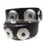 CJ1291 bali click snap button luxe button bracelet,button leather bracelet charm jewellery,snap button jewelry