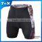 oem service sublimation print custom compression shorts