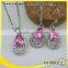 small order crystal african fashion jewelry set, artificial jewelry set