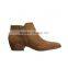 Wooden heel ankle boots tassel ankle boots lady ankle booties