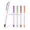 Multicolor plastic stylus touch pen for promotion