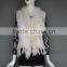 New Fashionable Short Style Knitted Women Rabbit Fur Vest