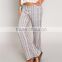 2015 new ladies printed pants fashion wide leg womens boho beach pants SYA15396