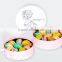 New luxury cardboard round macaron box packaging, paper colorful macaron food packaging, luxury macaron gift box for laduree