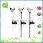 Outdoor street lights glass bird led solar powered sensor light