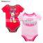 2016 new design novel different cartoon pattern trendy baby clothes
