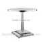 Modern Staimless Steel marble round Dining table