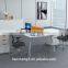 popular practical T shape 2 people office workstation partition