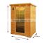2 person quality craftmanship sauna room built with safety and environmentally-friendly standards