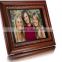 large size wood frame with 15 inch digital photo frame with wooden frame