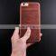 Wood Grain Leather+tpu Shell Mobile Phone for Iphone 7/7s Case