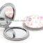 Small metal cosmetic mirror in chrome and Small Round Metallic Cosmetic Pocket Mirror,Small Mirror