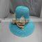 Fedora Stylish Fashion Female Summer Hat Plain Straw Hat With Bowknot