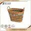 stand china factory promotional round wicker basket no handles