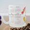Chinese glass mug with handle frosted for long term supply