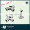 Adjustable Pipe Fitting ,Chrome Round Pipe supporting Base