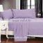 Queen size sheet set 100% Cotton 200T Color Bedding set