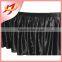 Black elegent high quality ruffled table skirting for wedding