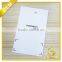 Customized LOGO printing Clear Paper hang tag