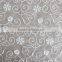 2016 embroidery on organza fabric chemical flower lace for dress