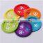 Round shaped silicon rubber wine glass coaster withc custom logo