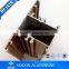 China factory supply wood color aluminum window door aluminium profile