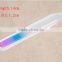 Crystal Glass Nail Files Manicure, Rainbow Nail File