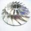 machine of compressor part impeller turbine 5 axis machine center