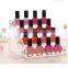 New Products Bespoke Clear Acrylic Nail Polish Display Racks Wholesale