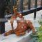 plush unstuffed animal scarface deer decoy