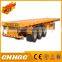 rational price 40 feet flatbed truck trailer made in china with great price