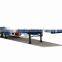 40ft 20ft hydraulic cylinder dump container chassis, skeleton truck trailer