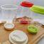 OEM Double wall borosilicate glass cup with lid