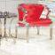 Stainless Steel Relaxing Modern Leisure Chair With PU Cushion S008