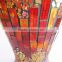 Splendid Mosaic Modern Wedding Gifts Crackle Single Red Golden Vase Chinese Flower Arrangements