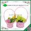 Handmade christmas decorative basket flower