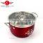 china factory cheap high quality colorful stainless steel soup boilling pot/cooking pot