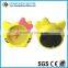 Animal shaped table clock, cute lovely kids alarm clock, smart silicone clock