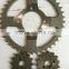 r15 chain sprocket/wave 100 sprocket and chain sets/motorcycle rubber track