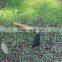 mini wood handle garden hoe