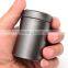 mini air tight tea tin box with plug lid