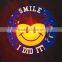 2017 HOT sale graduation souvenirs led flashing button badge