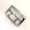 Solid Brass Center Bar Buckle with double prong, Chrome Plate Solid Brass Material belt buckle