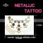 Metallic body temporary tattoo jewler bulk buy from China