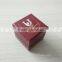 Zeal-x custom logo specical paper , paperboard jewellery packing box for ring chain gift packing