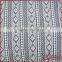 Off-white flower cotton embroidered fabric, mesh fabric lace for dress, blouse, tops