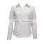 Fashion 2016 summer formal long sleeve elegant white stripe shirts for women