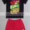 New Designer Kids Cartoon Animal Printed Cotton Pajamas set for Summer Children