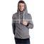 Blank Custom Hoodie High Neck Grey Hoody Korean Fashion Hoodies