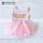New Arrival Tulle Tutu Dress With Girls Dresses Pink Party Short Dress for Kids